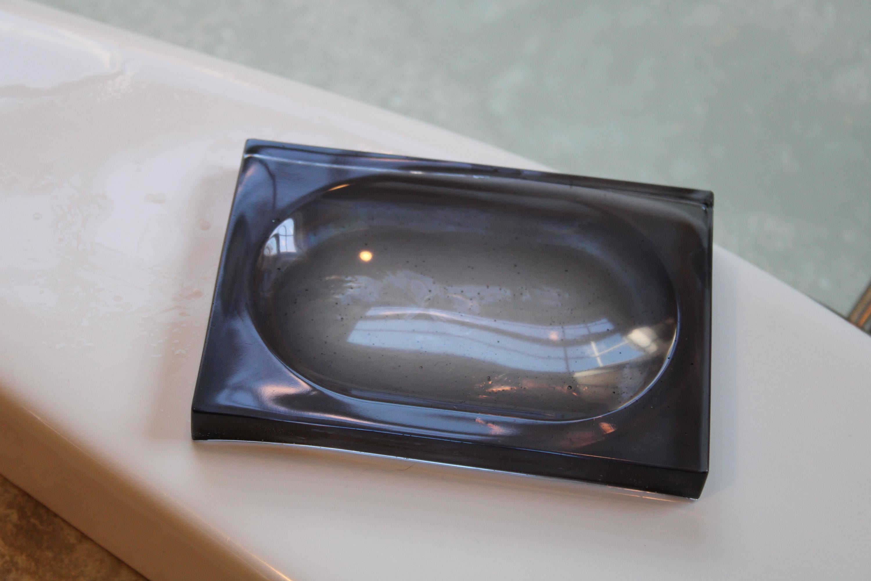 Black Modern Soap Dish - Bathroom Decor