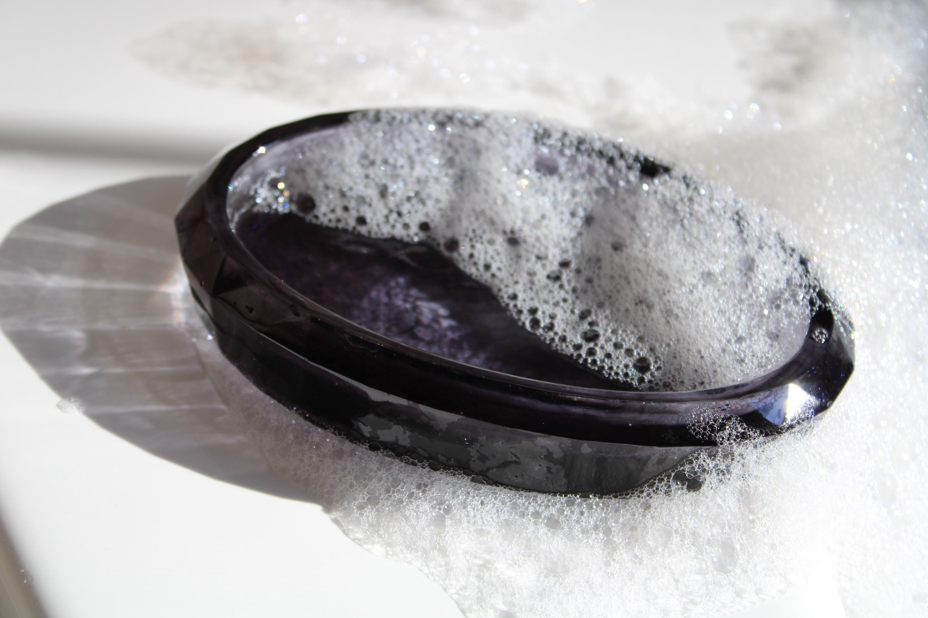 Black Modern Soap Dish - Bathroom Decor