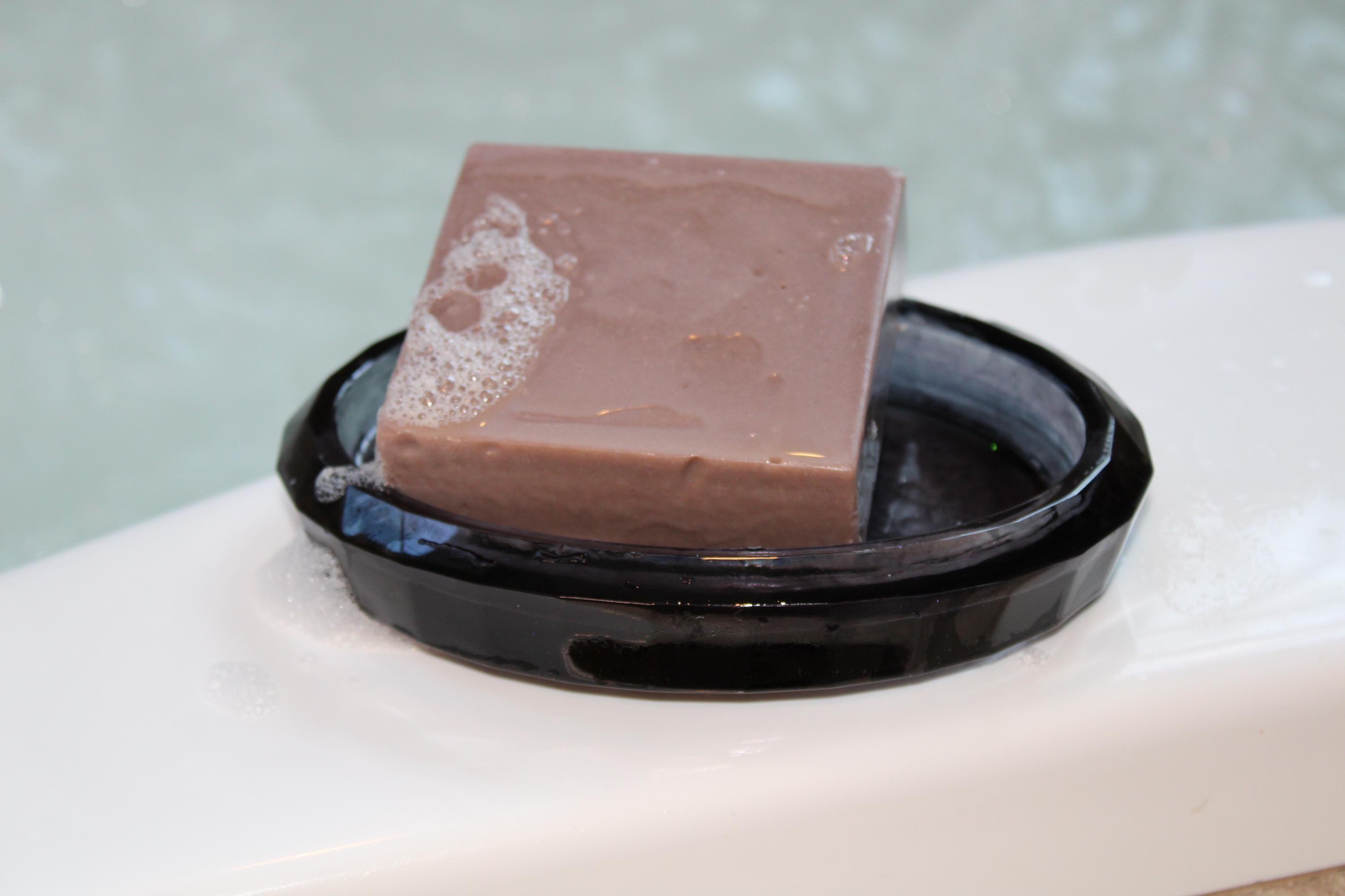 Black Modern Soap Dish - Bathroom Decor