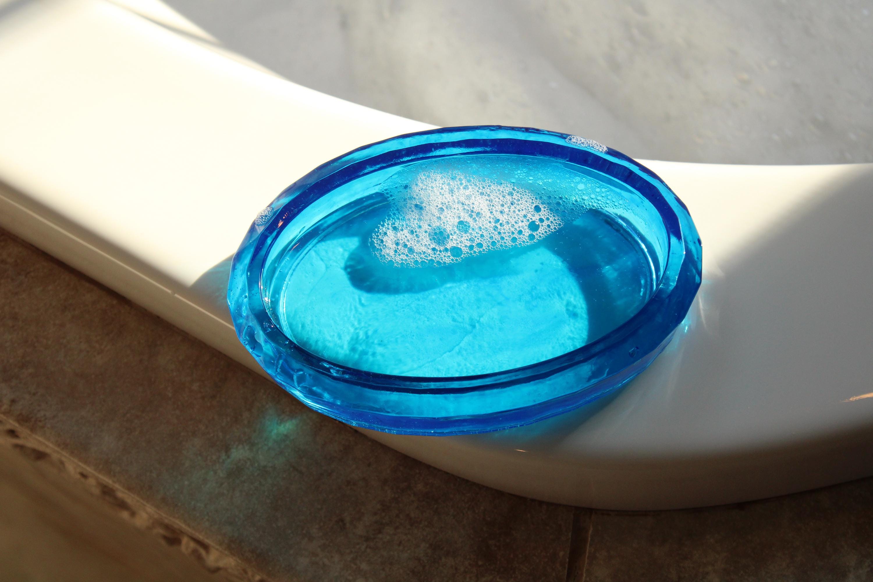 Blue Modern Soap Dish - Bathroom Decor