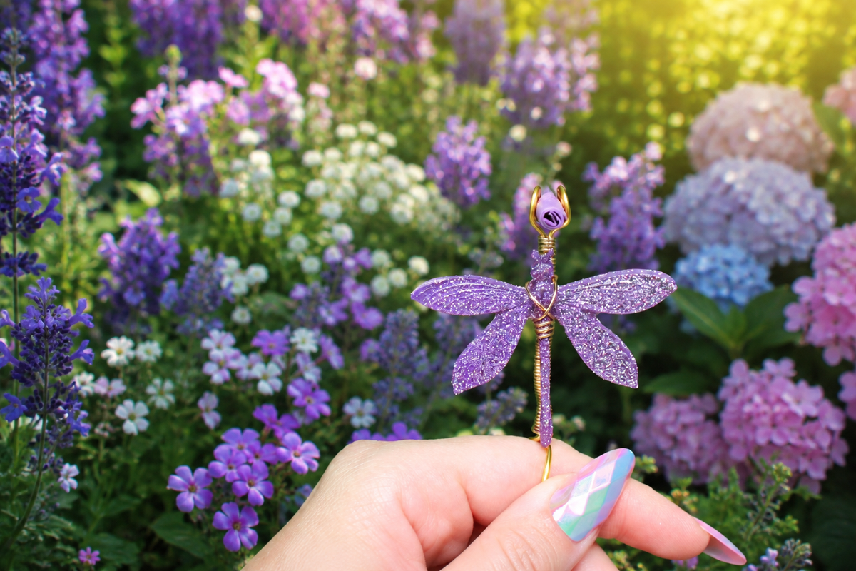 Purple Dragonfly Smoke Ring