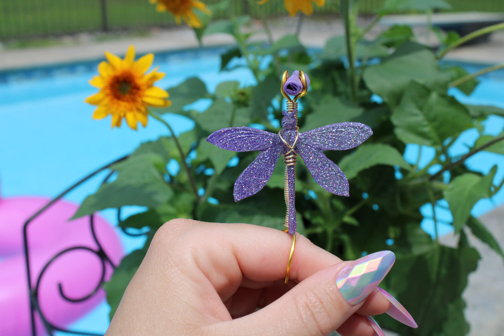 Purple Dragonfly Smoke Ring
