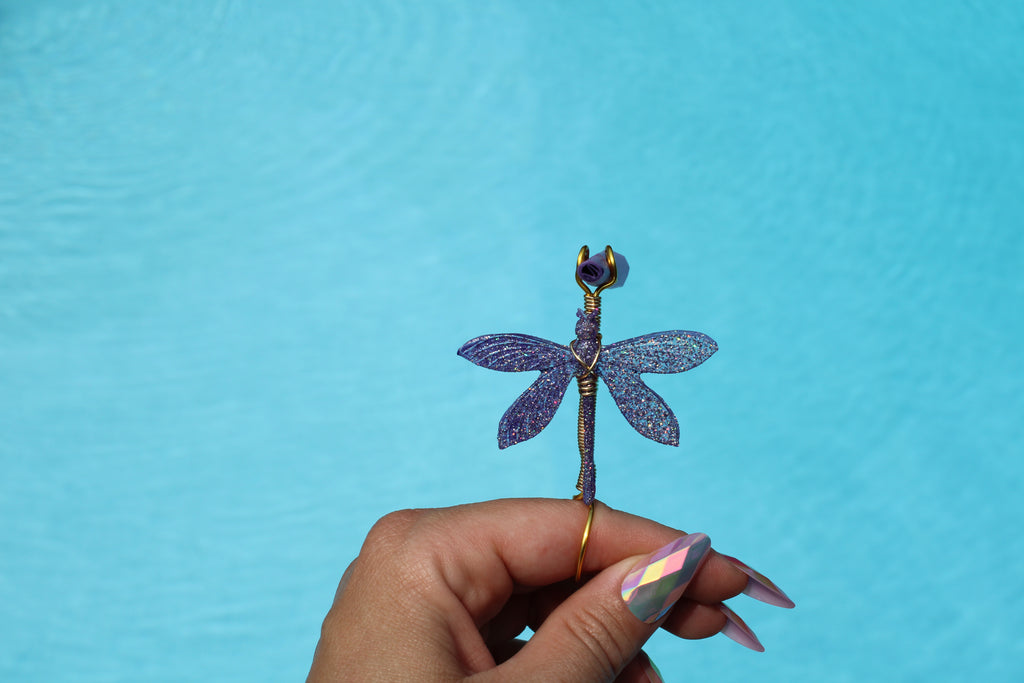 Purple Dragonfly Smoke Ring