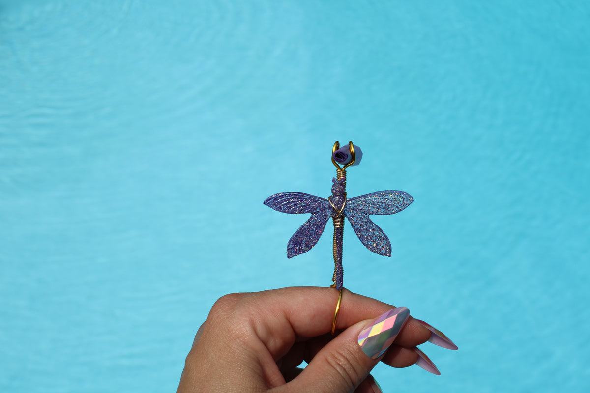 Purple Dragonfly Smoke Ring