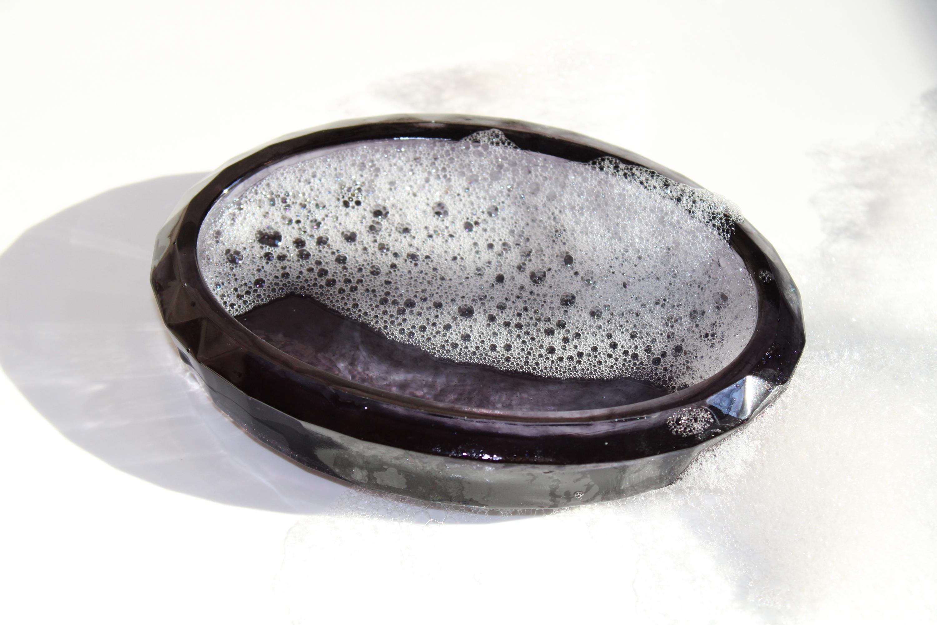 Black Modern Soap Dish - Bathroom Decor