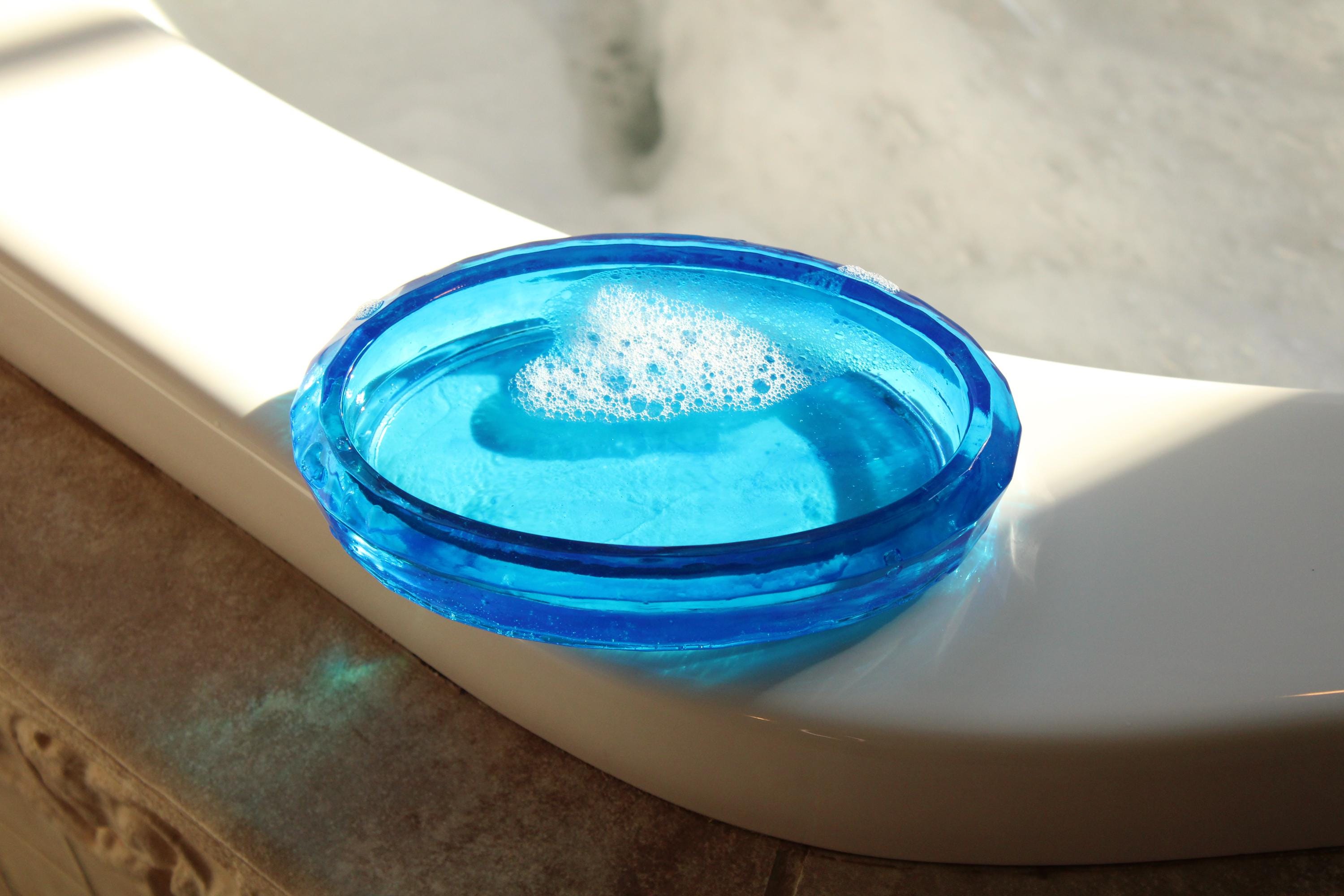 Blue Modern Soap Dish - Bathroom Decor