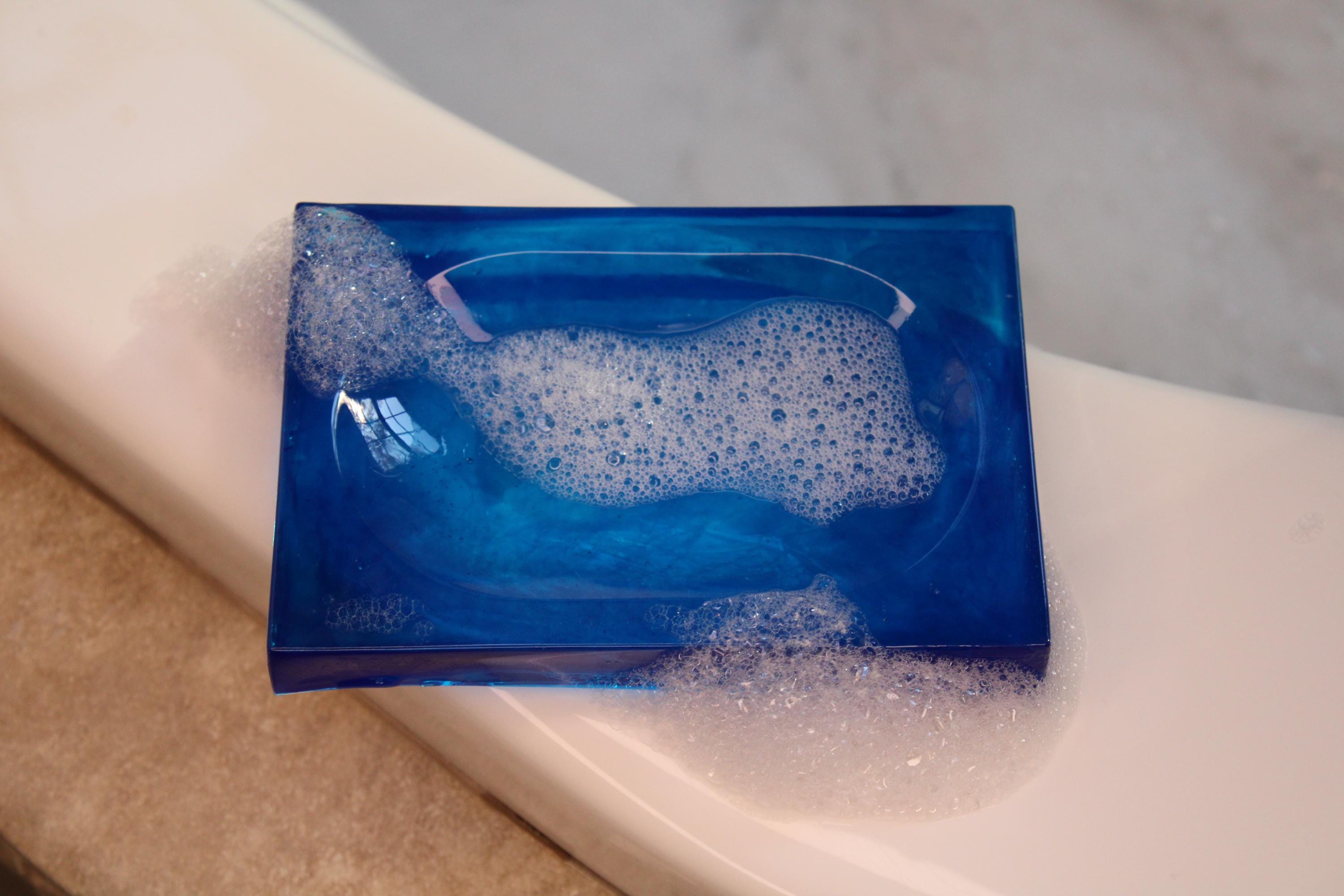 Blue Modern Soap Dish - Bathroom Decor