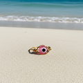 Light Pink Evil Eye Ring